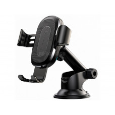 Автомобильный держатель Baseus Wireless Charger Gravity Car Mount (WXYL-A01) с функцией беспроводной зарядки (Black)