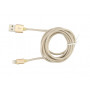 Кабель USB/Lightning Rock Metal Charge & Sync Round Cable 1800mm (RCB0432)