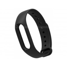 Ремешок силиконовый для фитнес-трекера Xiaomi Mi Band 2 (Black)