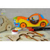 Конструктор 3D-пазл Ugears 4kids - Автомобиль Конструктор 3D-пазл Ugears 4kids - Автомобиль
