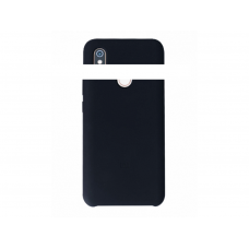 Оригинальный силиконовый чехол-бампер для Xiaomi Mi8 (Черный)