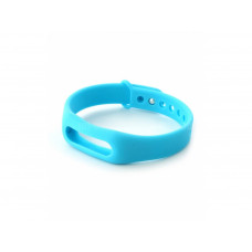 Ремешок силиконовый для фитнес-трекера Xiaomi Mi Band 2 (Blue)