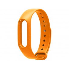 Ремешок силиконовый для фитнес-трекера Xiaomi Mi Band 2 (Orange)