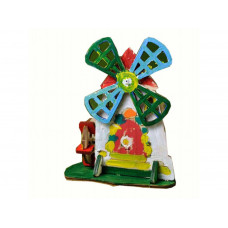 Деревянная модель-раскраска для детей UGears 4Kids Мельница