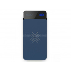 Внешний аккумулятор Rock P38 Wireless Charging Power Bank with Digital Display 8000mAh (голубой)